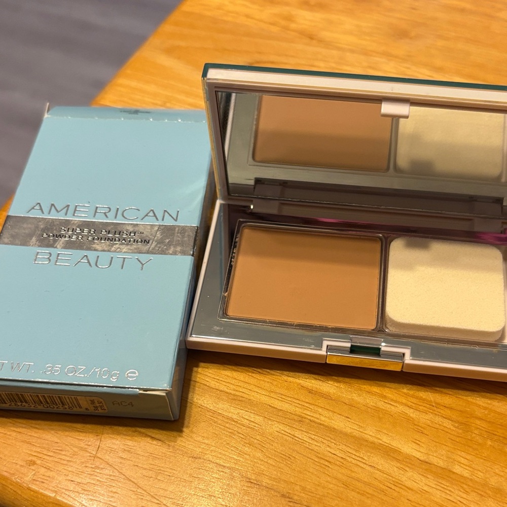 American Beauty super Plush powder, foundation, light, medium, cool